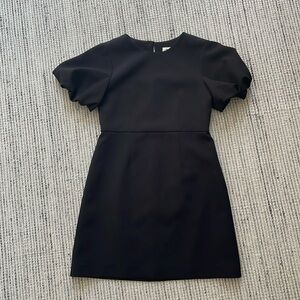 Black Dress with Puffed Sleeves, Kids